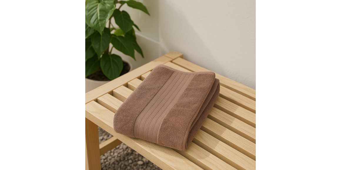 банное полотенце RESTFUL TRUFFLE 450GSM 100X150 GLENVER