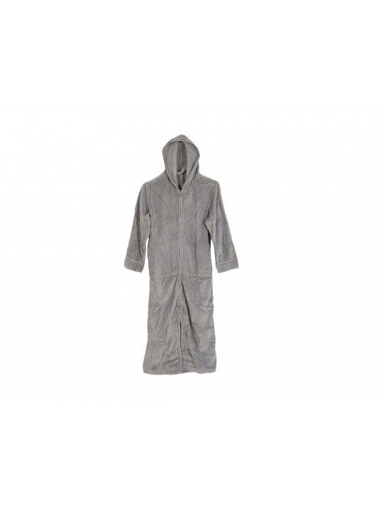 bathrobe SLEEPWEAR 6942156223749 WITH ZIPPER GREY XL