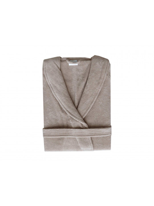 bathrobe ROYAL HOME TERRY 380GSM LIGHT BROWN M (193234)