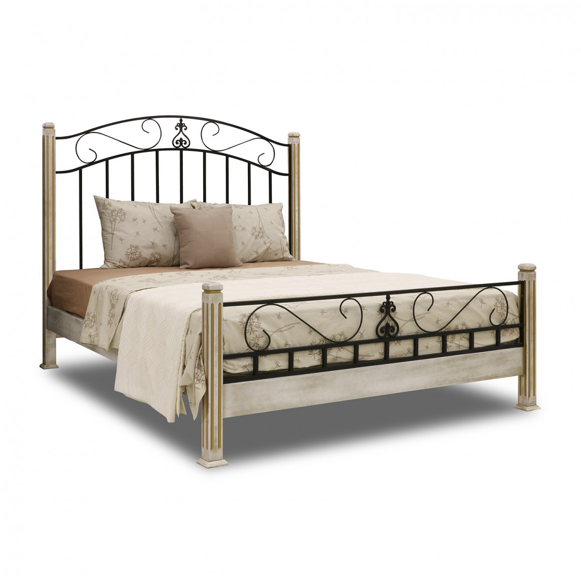 bed HOBEL 160X200 LILI-132 ANTIK GOLD (3)