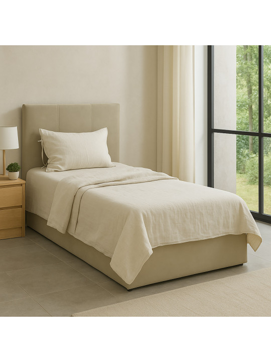 кровать HOBEL B1 90X200 LIGHT CAPPUCCINO VIVALDI 4 (4)