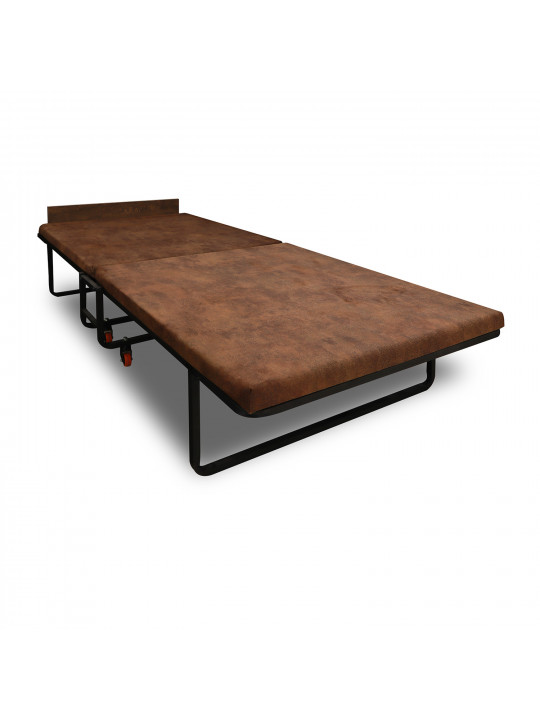 საწოლი HOBEL FOLDING BED 90X190 BLACK METAL/BROWN (1)