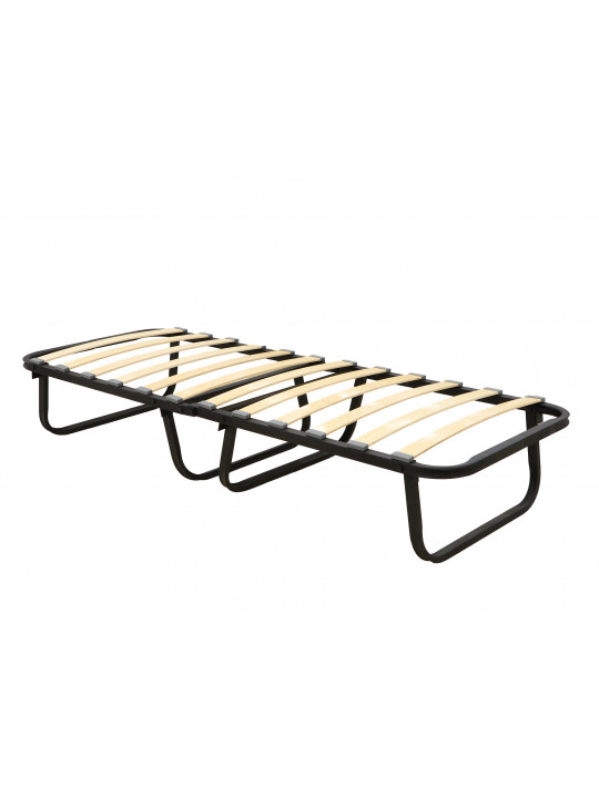 кровать HOBEL FOLDING BED ECONOM 70x190 BLACK METAL/TIK (1)