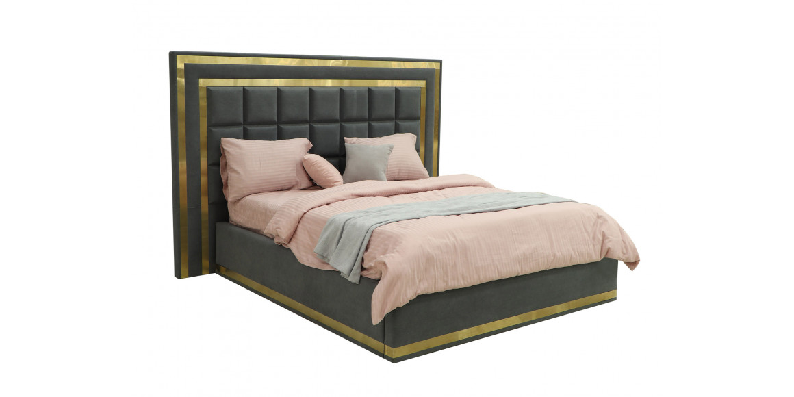 bed HOBEL GOLD CUBE 160X190 GREY VIVALDI 8 (4)