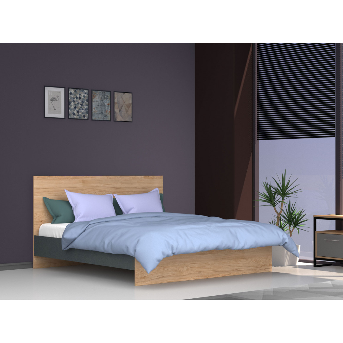 кровать HOBEL SB 160X200 0164/K086 (3)