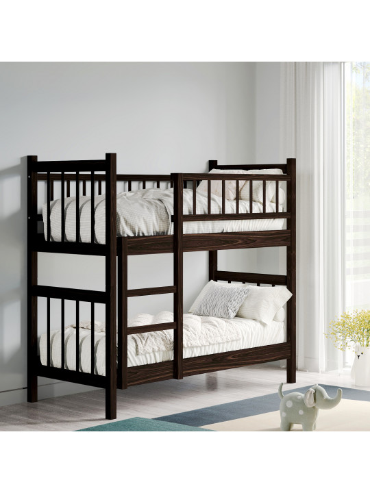 bed for children HOBEL TWO-STOREY EX-B53 90X190 CHOCOLATE PIGMENT (7)