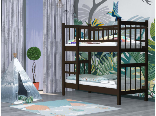 bed for children HOBEL TWO-STOREY EX-B53 90X190 OAK PIGMENT (7)