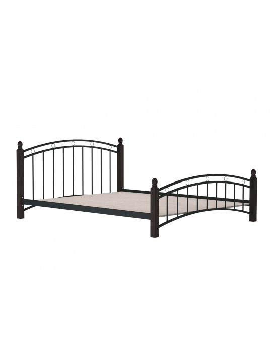 кровать HOBEL V-LANA-01 160X200 METAL BLACK/BROWN PIGMENT (3)