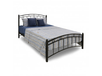 bed HOBEL LANA-02 140X200 METAL BLACK/BLACK (3)
