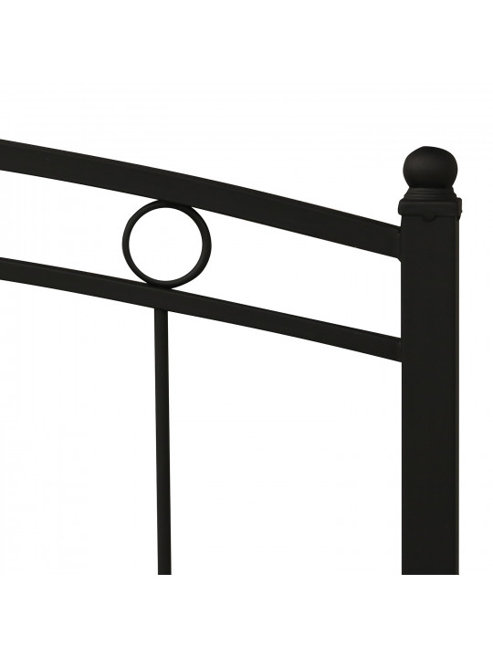 bed HOBEL LANA-02 140X200 METAL BLACK/BLACK (3)