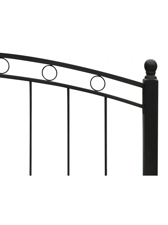 кровать HOBEL V-LANA-01 160X200 METAL BLACK/CHOCOLATE PIGMENT (3)