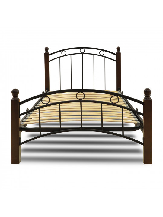 bed HOBEL V-LANA-01 90X200 METAL BLACK / BROWN PIGMENT (3)