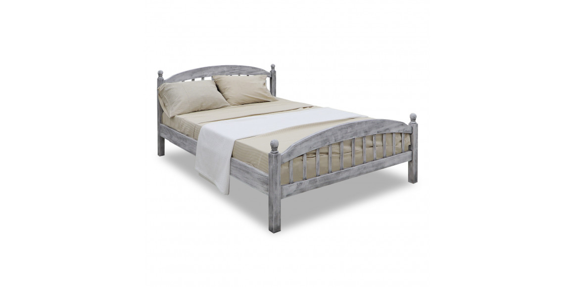 кровать HOBEL V-LANA-03 WOOD 140X200 ANTIK GREY (3)