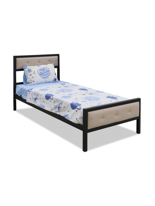 bed HOBEL WMX-B-101 90x200 BLACK/BEIGE (3)