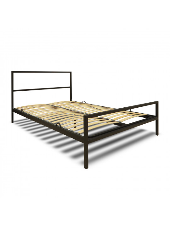 საწოლი HOBEL WMX-B-103 140X200 METAL BLACK/BLACK (3)