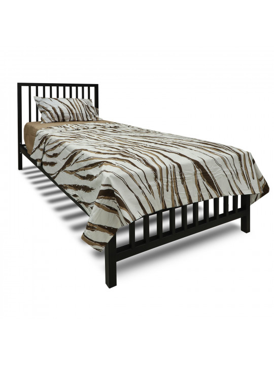 bed HOBEL WMX-B-92 90x200 METAL BLACK/BLACK (3)
