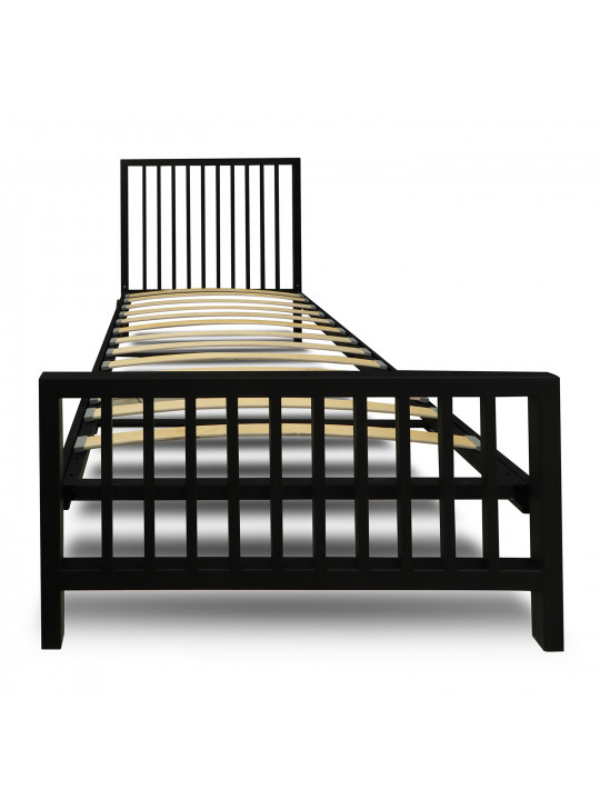 bed HOBEL WMX-B-92 90x200 METAL BLACK/BLACK (3)