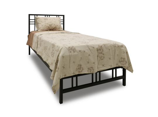 bed HOBEL WMX-B-94 90x200 METAL BLACK/BLACK (3)