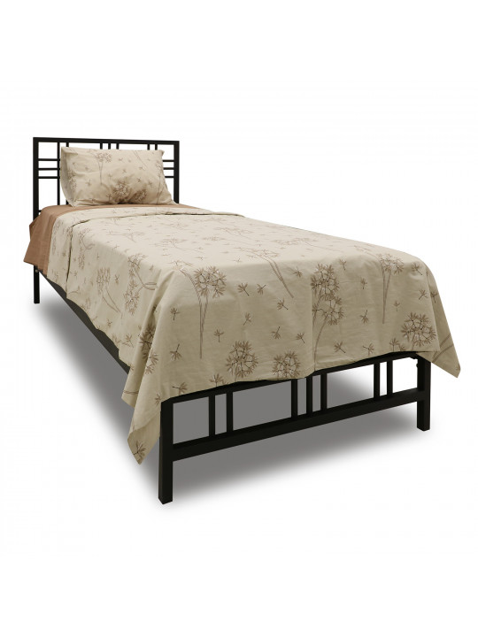 bed HOBEL WMX-B-94 90x200 METAL BLACK/BLACK (3)