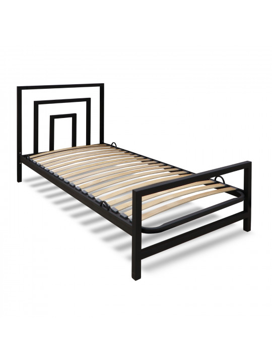 bed HOBEL WMX-B-99 90x200 METAL BLACK (3)