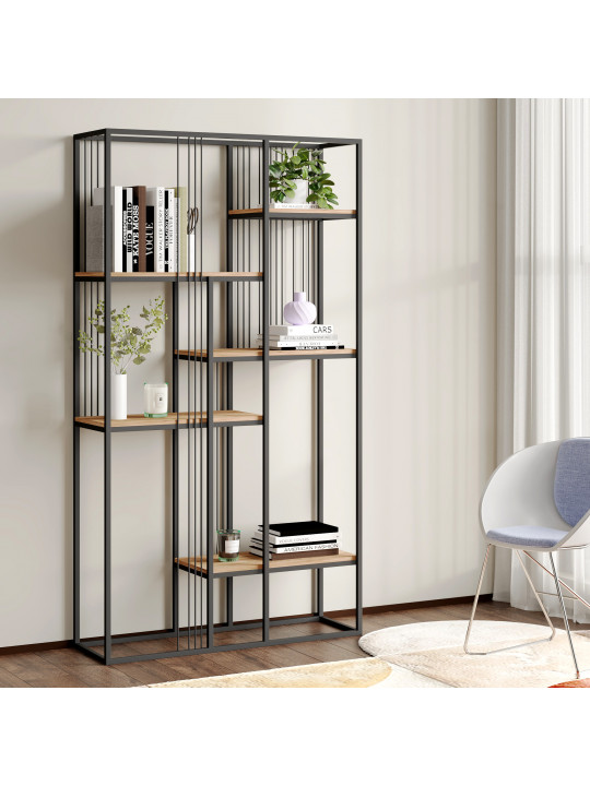 bookcase & shelving HOBEL LANFEN 100 BLACK METAL/ K004 (1)