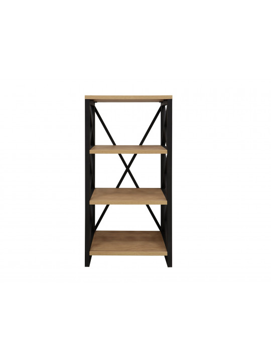 bookcase & shelving HOBEL LOFT-SH-139-M BLACK/ K086 (1)