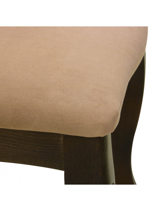 chair HOBEL A04A BROWN PIGMENNT VIVALDI 22 (1)