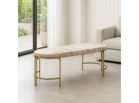 ტაბურეტი და პუფი HOBEL BENCH-01 METAL GOLD/MONACO 02 (1)