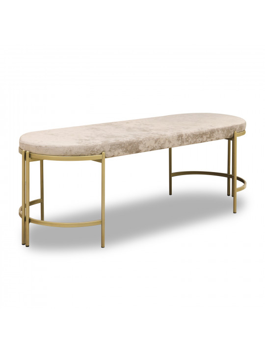 ტაბურეტი და პუფი HOBEL BENCH-01 METAL GOLD/MONACO 02 (1)