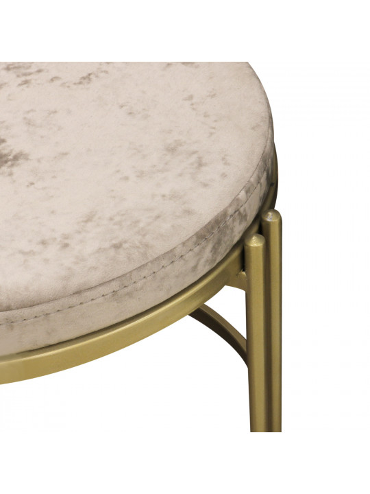 ტაბურეტი და პუფი HOBEL BENCH-01 METAL GOLD/MONACO 02 (1)