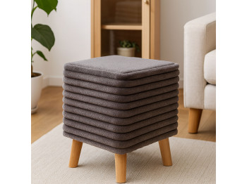 stool & pouf HOBEL SONYA SQUARE MEGA TAUPE/GREY BUK 7 (1)