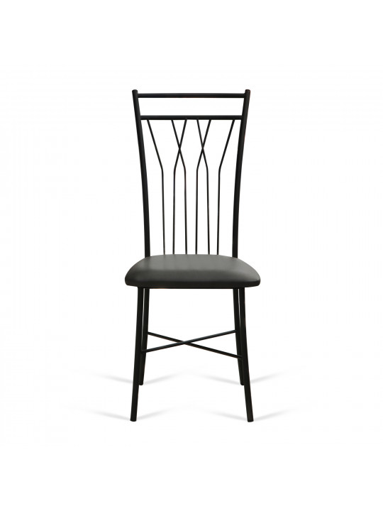 стул HOBEL WMX-CH-81 METAL BLACK/GREY (1)
