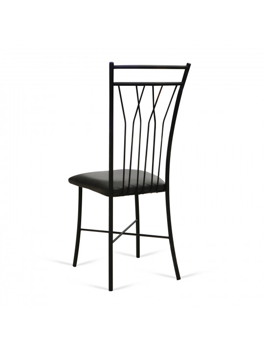 стул HOBEL WMX-CH-81 METAL BLACK/GREY (1)