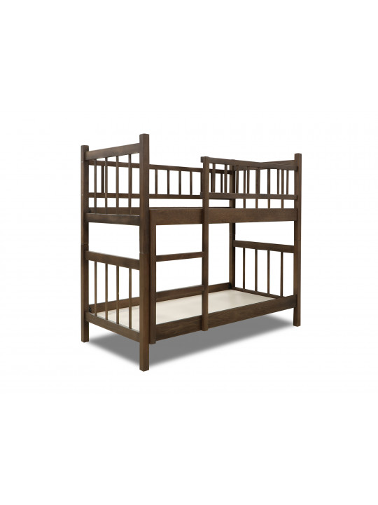 bed for children HOBEL TWO-STOREY EX-B53 90X190 BROWN PIGMENT (7)