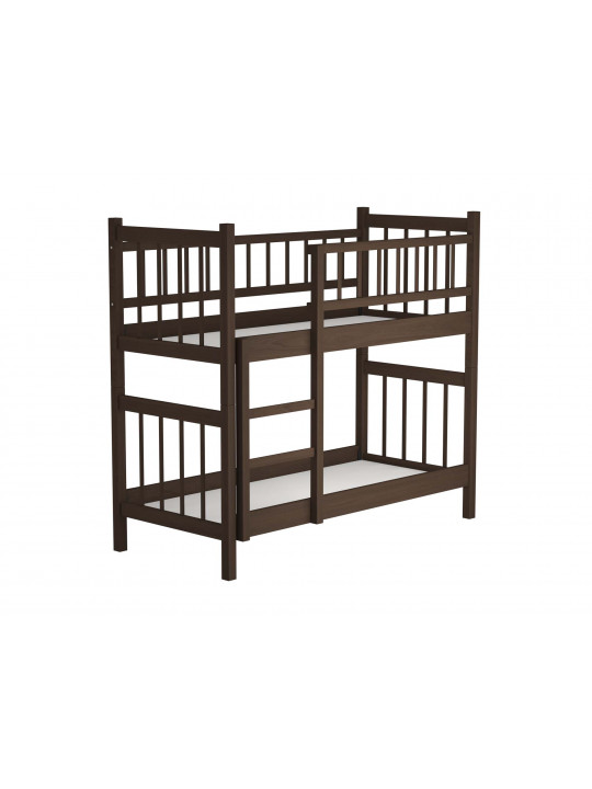 bed for children HOBEL TWO-STOREY EX-B53 90X190 BROWN PIGMENT (7)