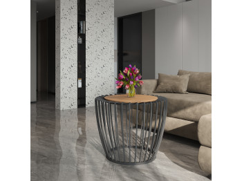 ჟურნალის მაგიდა HOBEL SABINE L-50 F502 BLACK KAJURA AREX (1)