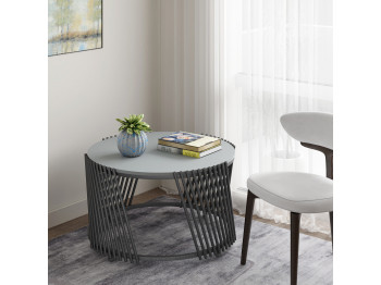 coffee table HOBEL WMX-CT-39 MDF 5502Y/ BLACK METAL  (1)
