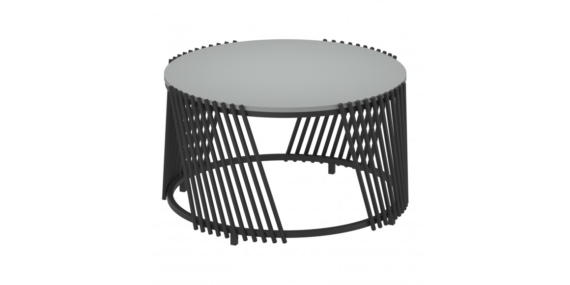 coffee table HOBEL WMX-CT-39 MDF 5502Y/ BLACK METAL  (1)