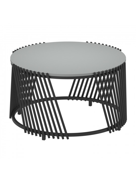 coffee table HOBEL WMX-CT-39 MDF 5502Y/ BLACK METAL  (1)