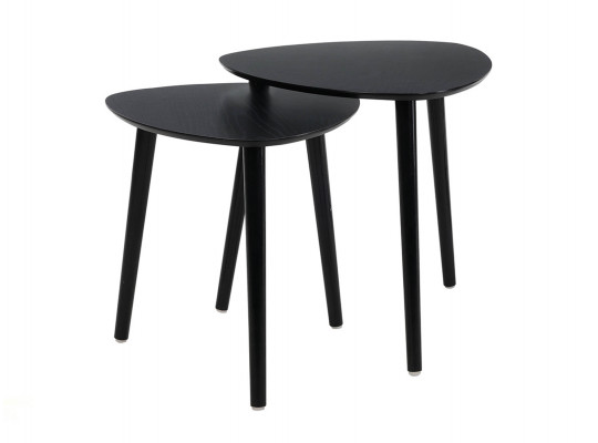 side table KOOPMAN SET OF 2 PCS BLACK