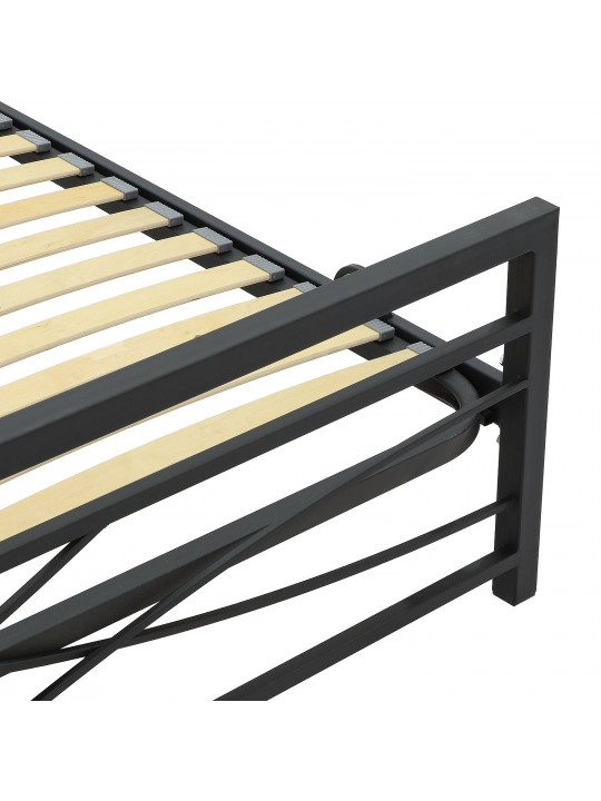 bed HOBEL WMX-B-97 160x200 METAL BLACK (3)