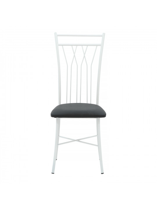 chair HOBEL WMX-CH-81 METAL WHITE/BLACK (1)