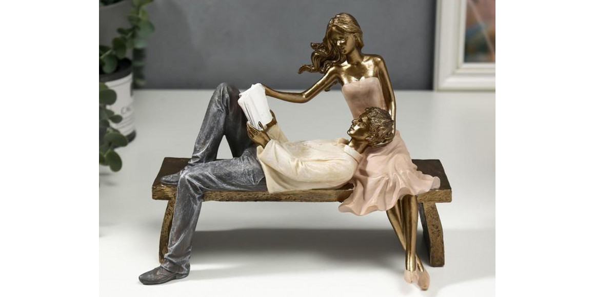 decorate objects SIMA-LAND LOVERS COUPLE ON THE BENCH 18X13X22.5 cm