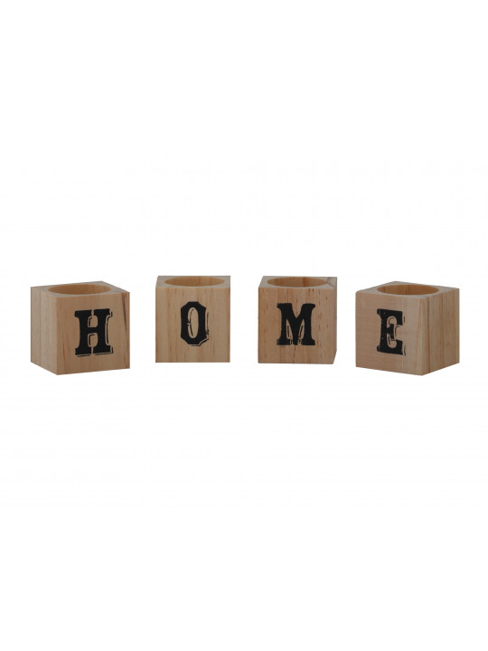 подсвечник RED HOUSE WOOD HOME 4PC