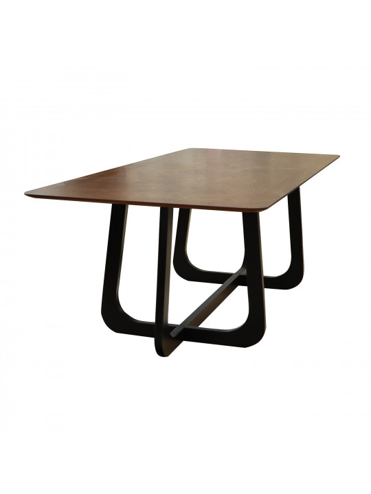 столовый гарнитур IVORIE VEOLIA 3370/1372 1+8 WALNUT/BLACK
