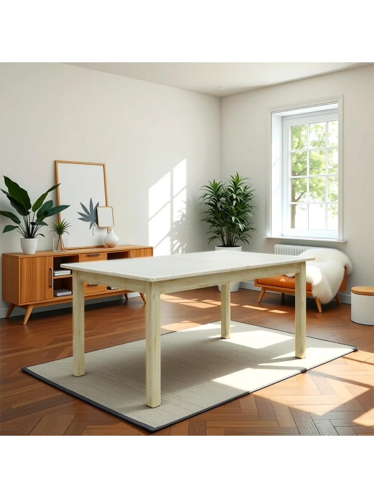 обеденный стол HOBEL 01A DT (90X160X200) ANTIK GOLD (1)