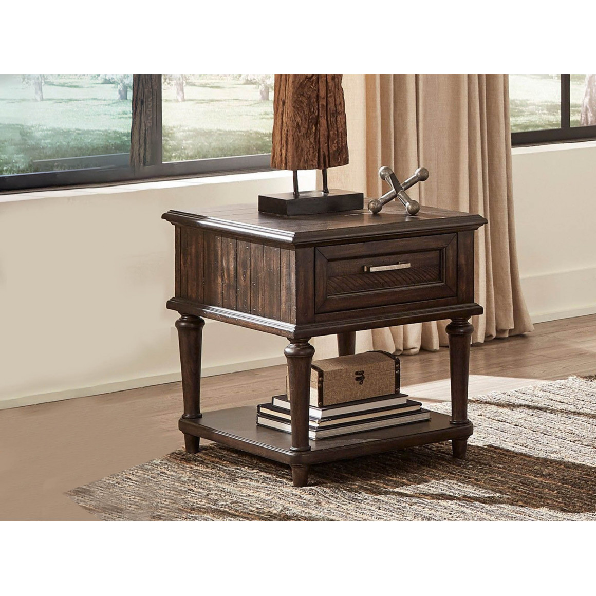 ჟურნალის მაგიდა HOMELEGANCE END TABLE 1689-04 (1)