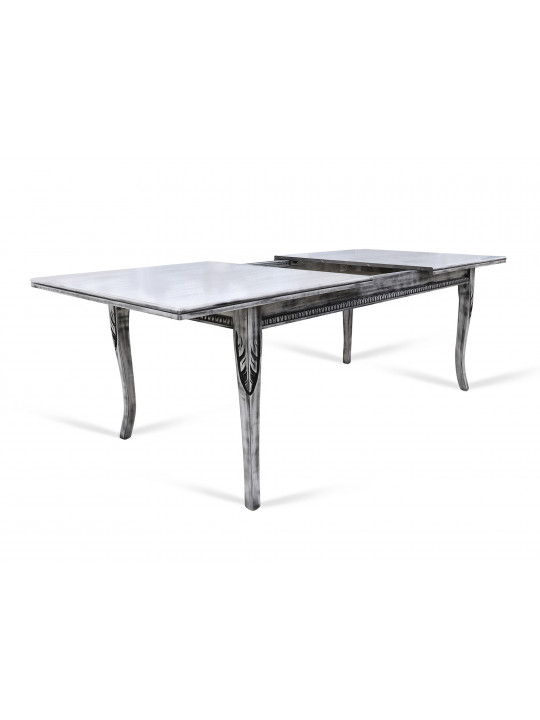 სასადილო მაგიდა HOBEL NIKA DT-136 P (100x200x240) ANTIK GRAY (1)