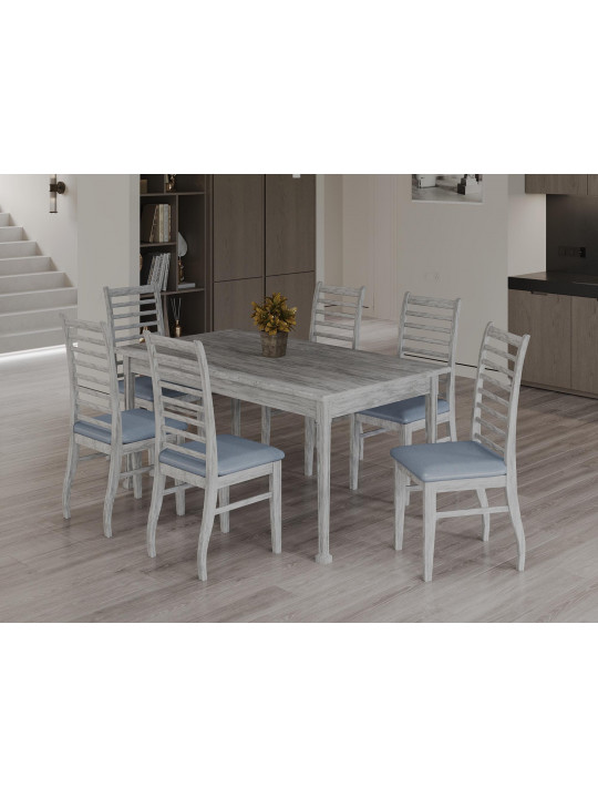 dining table HOBEL X63 DT (90X160X200) ANTIK GREY(1)