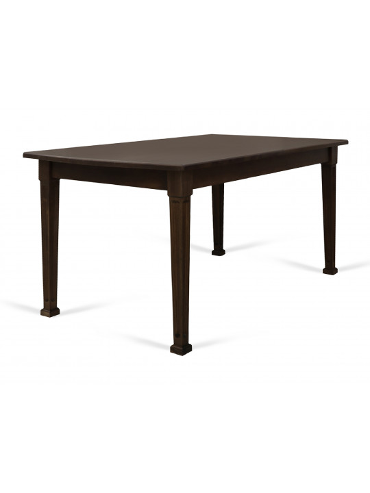 dining table VEGA X64 WAVY (90X160X200) BROWN PIGMENT (1)